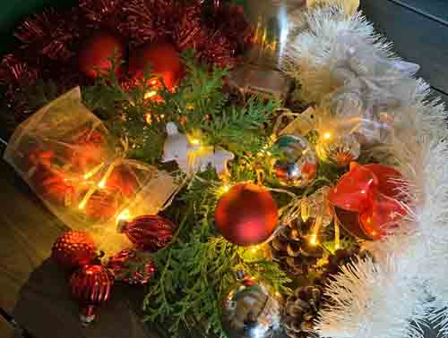 Knutsel je Kerststukje Online Workshop 22 december 2020